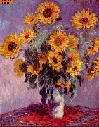 Sonnenblumen nach Monet